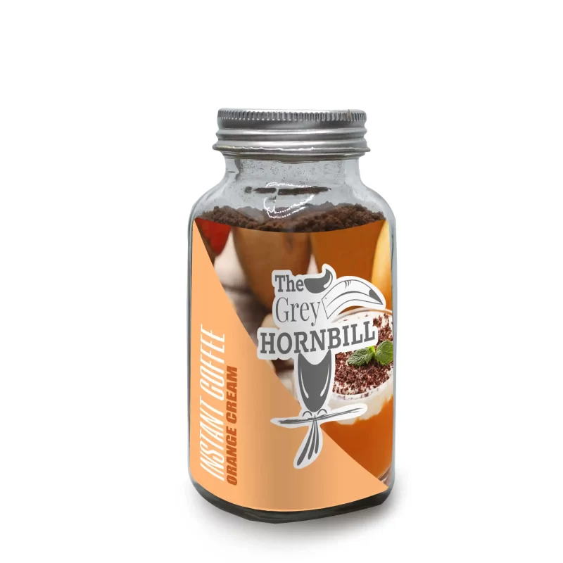 The Grey Hornbill Instant coffee - ORANGE CREAM